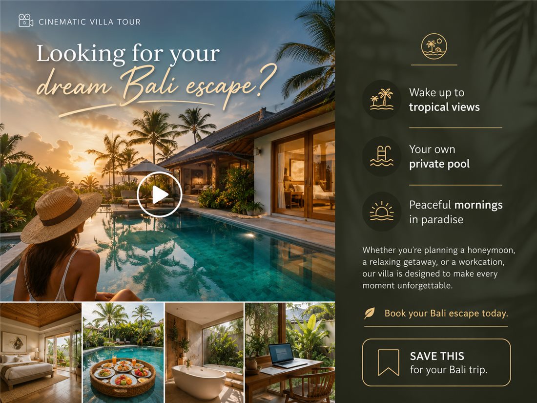 Inspirasi untuk pelarian singkat ke Bali